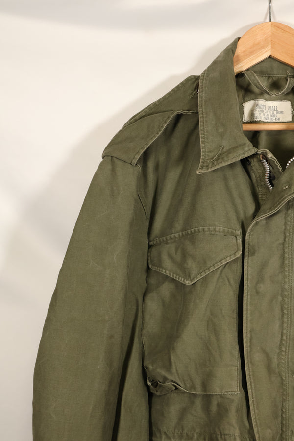 สัญญาปี 1957, S-S, กองทัพสหรัฐฯ, เสื้อแจ็คเก็ตพับ M51, ไม่มีซับใน, สีซีดเล็กน้อย, มือสอง