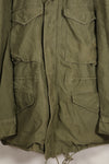 สัญญาปี 1957, S-S, กองทัพสหรัฐฯ, เสื้อแจ็คเก็ตพับ M51, ไม่มีซับใน, สีซีดเล็กน้อย, มือสอง