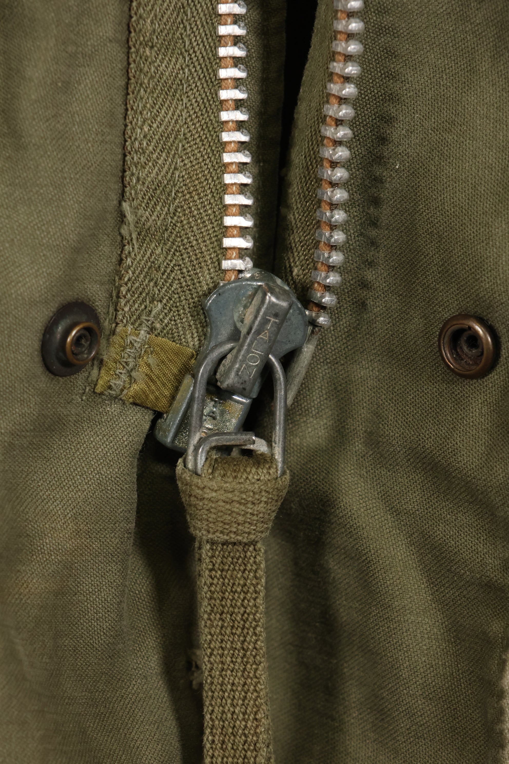 สัญญาปี 1957, S-S, กองทัพสหรัฐฯ, เสื้อแจ็คเก็ตพับ M51, ไม่มีซับใน, สีซีดเล็กน้อย, มือสอง