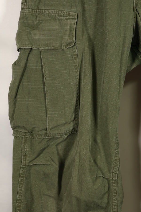 Circa 1969 S-R Size 4th Model Jungle Fatigue Pants, Used, Released by Film Company