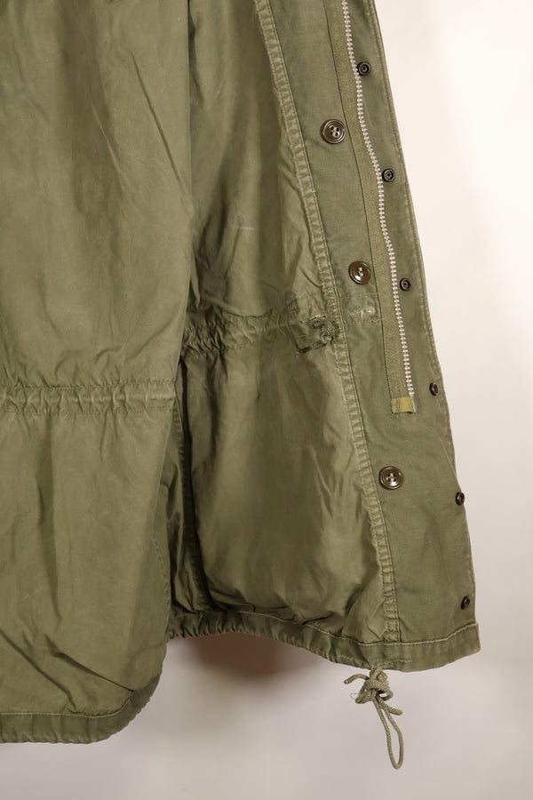 สัญญาปี 1957, S-S, กองทัพสหรัฐฯ, เสื้อแจ็คเก็ตพับ M51, ไม่มีซับใน, สีซีดเล็กน้อย, มือสอง