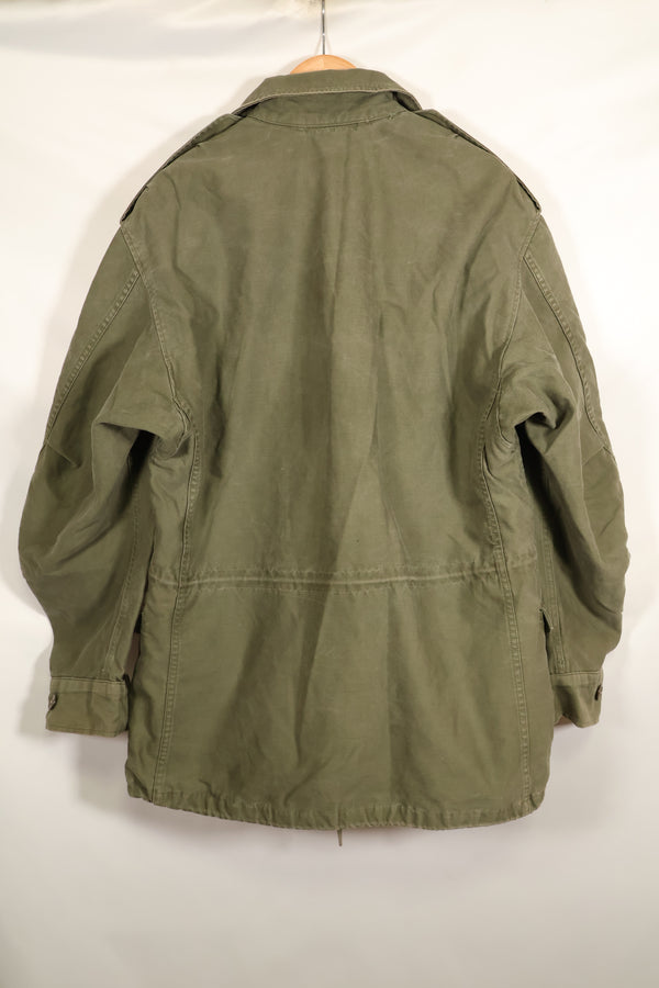 สัญญาปี 1957, S-S, กองทัพสหรัฐฯ, เสื้อแจ็คเก็ตพับ M51, ไม่มีซับใน, สีซีดเล็กน้อย, มือสอง