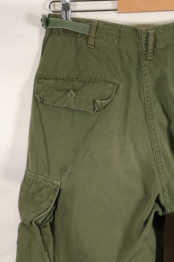 Circa 1969 S-R Size 4th Model Jungle Fatigue Pants, Used, Released by Film Company