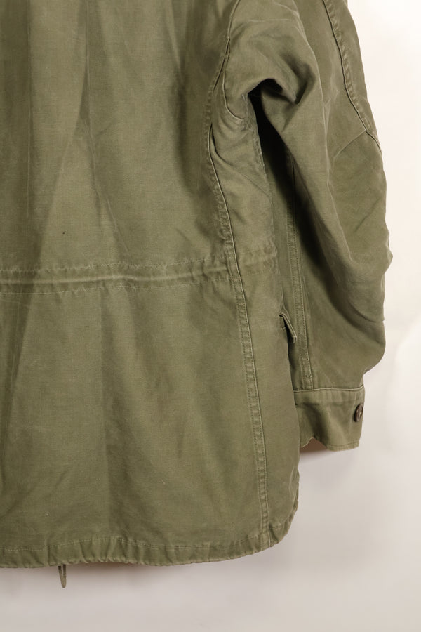 สัญญาปี 1957, S-S, กองทัพสหรัฐฯ, เสื้อแจ็คเก็ตพับ M51, ไม่มีซับใน, สีซีดเล็กน้อย, มือสอง
