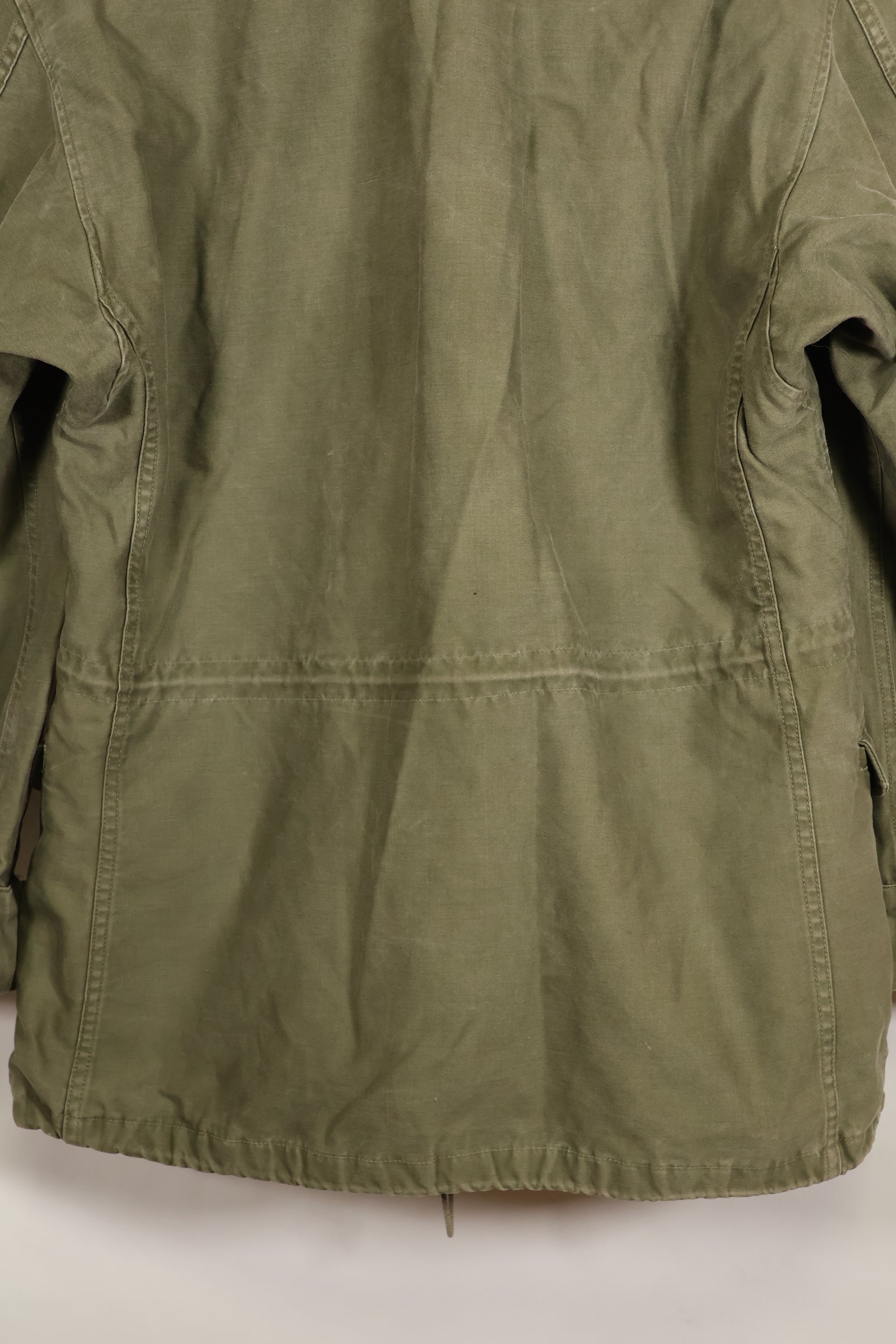 สัญญาปี 1957, S-S, กองทัพสหรัฐฯ, เสื้อแจ็คเก็ตพับ M51, ไม่มีซับใน, สีซีดเล็กน้อย, มือสอง