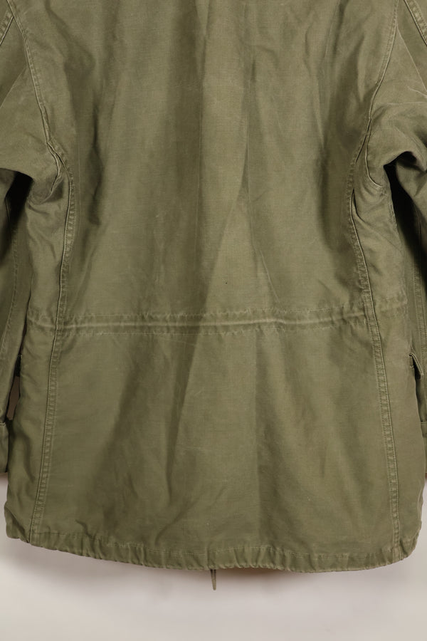 สัญญาปี 1957, S-S, กองทัพสหรัฐฯ, เสื้อแจ็คเก็ตพับ M51, ไม่มีซับใน, สีซีดเล็กน้อย, มือสอง