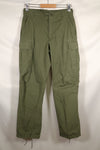Circa 1968 S-R Size 4th Model Jungle Fatigue Pants, used, film company release B