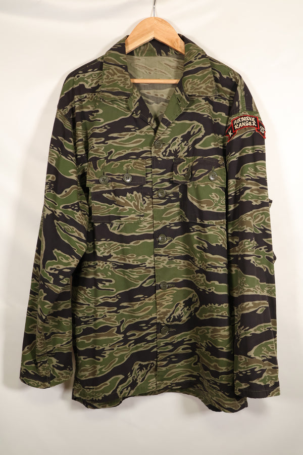 1969-70 Ex-LRRP Soldier 75th Ranger Late Water Tiger Stripe Set, Veteran's Release