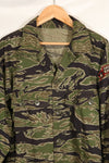 1969-70 Ex-LRRP Soldier 75th Ranger Late Water Tiger Stripe Set, Veteran's Release