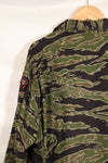 1969-70 Ex-LRRP Soldier 75th Ranger Late Water Tiger Stripe Set, Veteran's Release