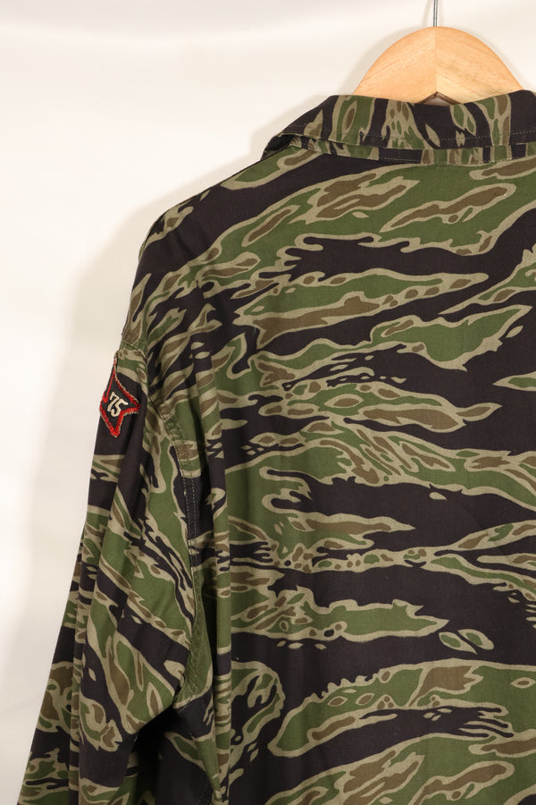 1969-70 Ex-LRRP Soldier 75th Ranger Late Water Tiger Stripe Set, Veteran's Release