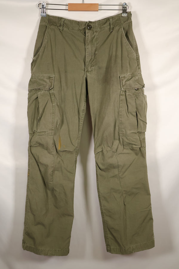 Circa 1969 S-R Size 4th Model Jungle Fatigue Pants, used, film company release, C