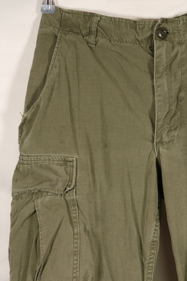 Circa 1969 S-R Size 4th Model Jungle Fatigue Pants, used, film company release, C