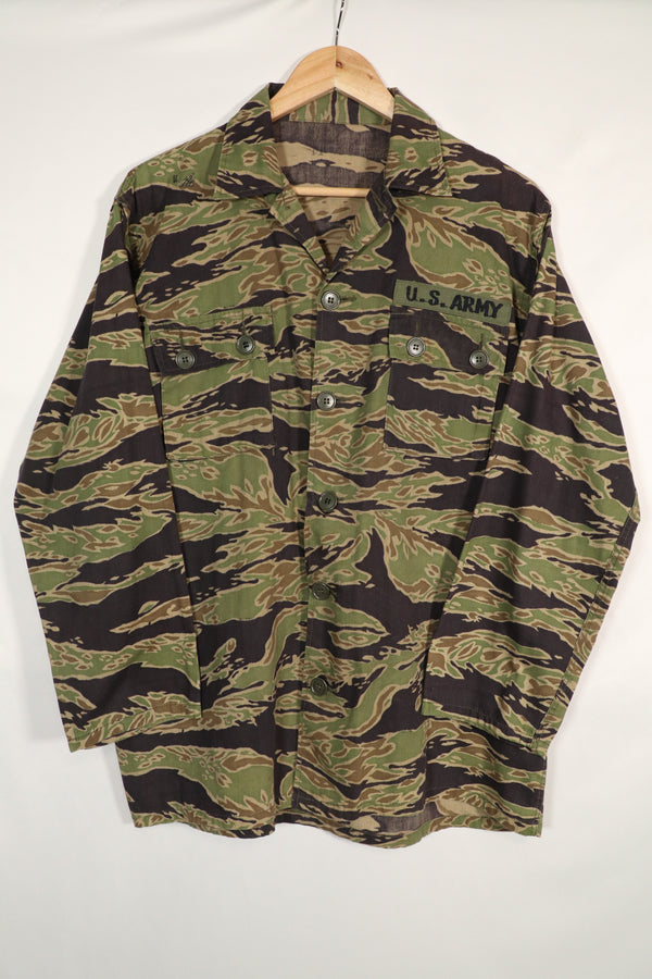 Real Tiger Stripe Shirt Late War Pattern Lightweight M Size Big size