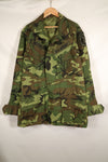 Circa 1966–67 | Estimated M-R | ERDL | Non-ripstop | Early print | Jungle fatigue jacket | Used
