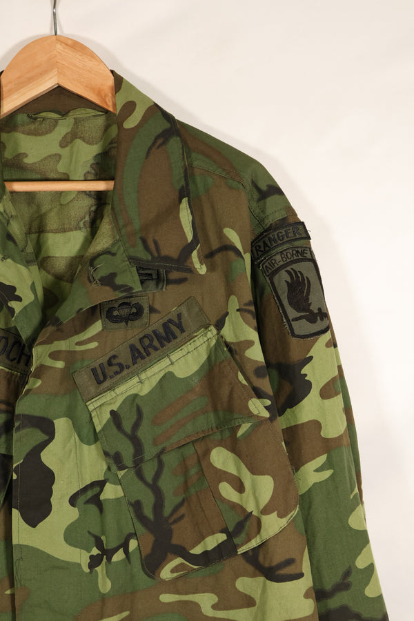Circa 1966–67 | Estimated M-R | ERDL | Non-ripstop | Early print | Jungle fatigue jacket | Used
