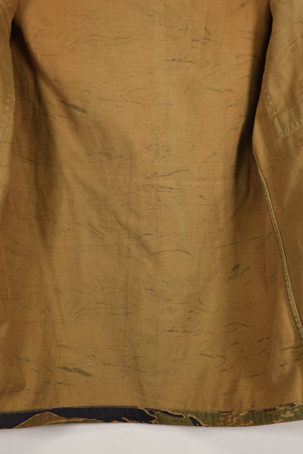 実物　A-M　タイガーストライプ　シャツ　ゴールドタイガー派生パターン　状態良い