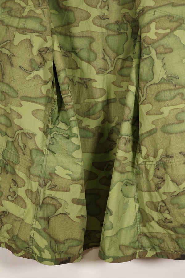 Circa 1966–67 | Estimated M-R | ERDL | Non-ripstop | Early print | Jungle fatigue jacket | Used
