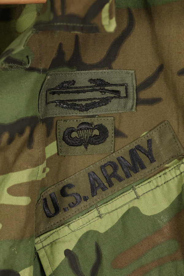 Circa 1966–67 | Estimated M-R | ERDL | Non-ripstop | Early print | Jungle fatigue jacket | Used