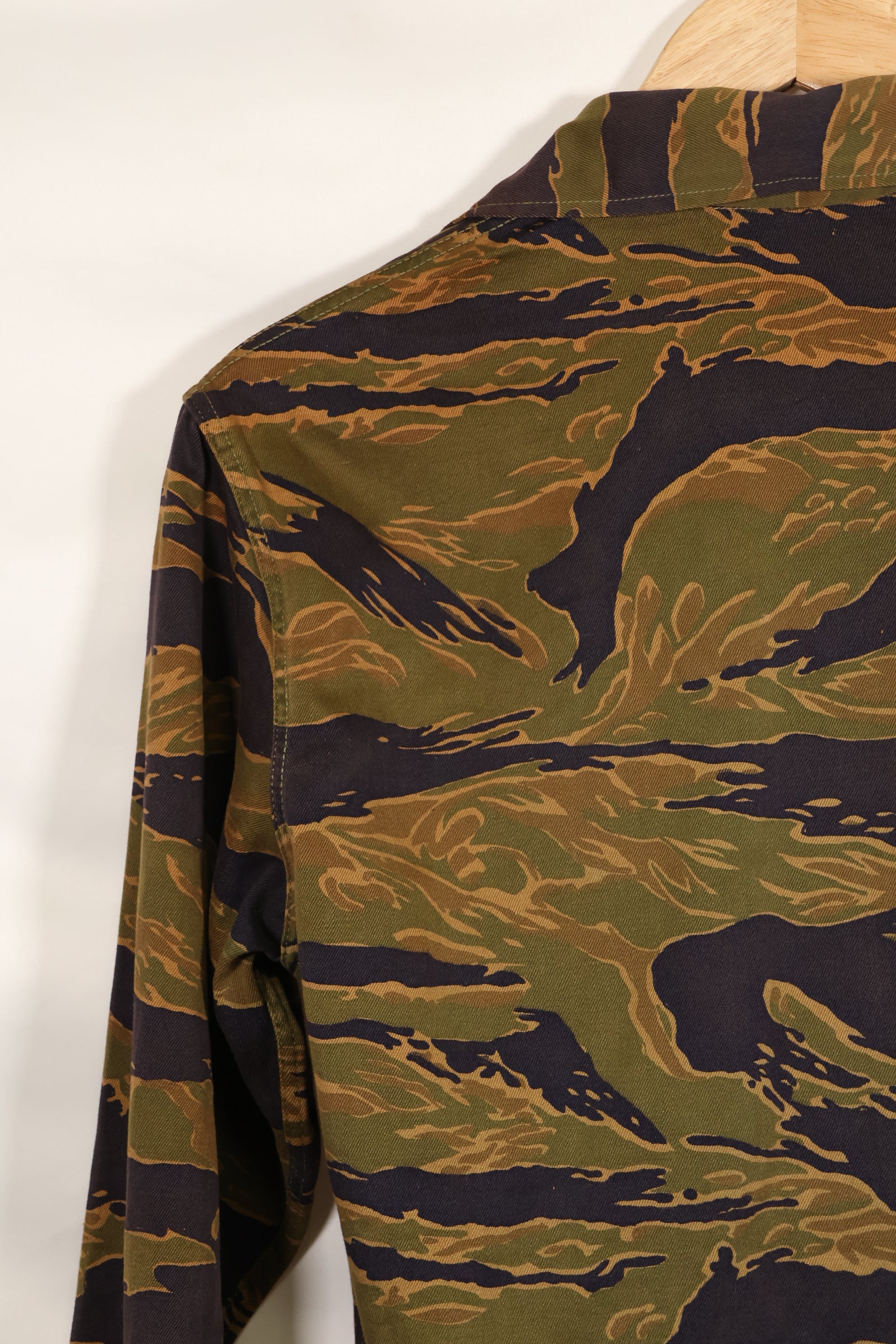 実物　A-M　タイガーストライプ　シャツ　ゴールドタイガー派生パターン　状態良い