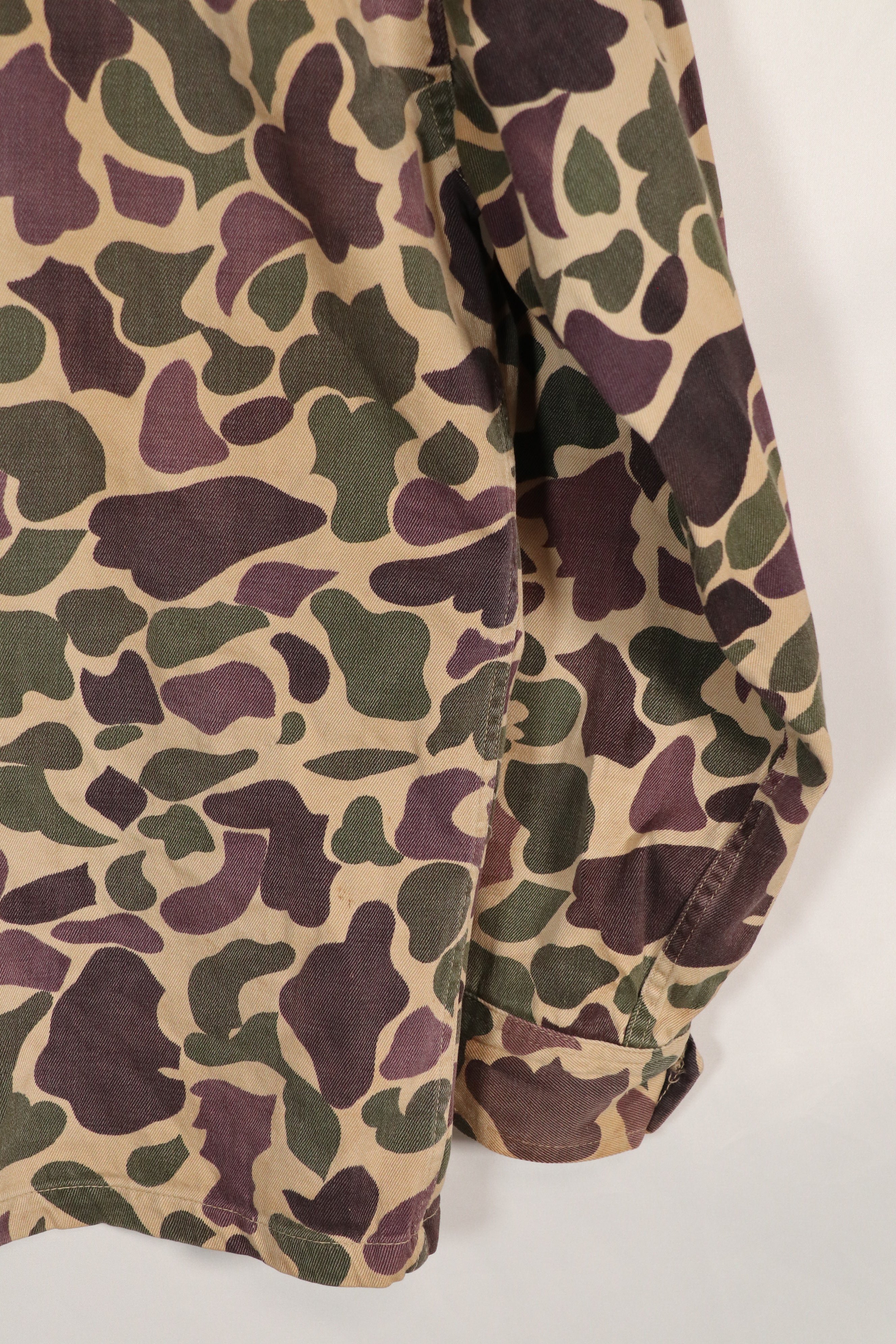 実物　CIDG ベオガム迷彩　Asian Cut シャツ　A-M　退色あり　使用感あり