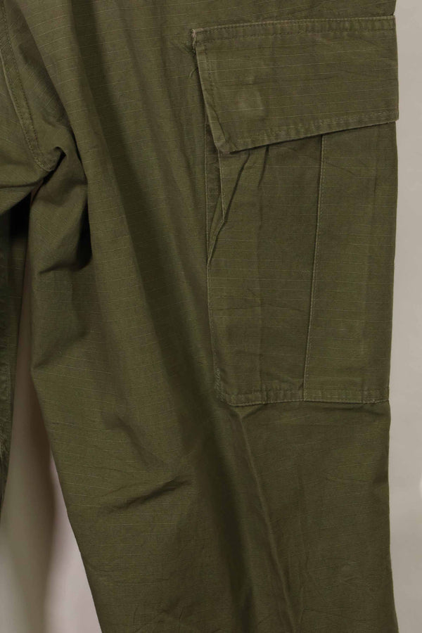 1967 Contract 4th Model Ripstop Jungle Fatigue Pants L-L Used