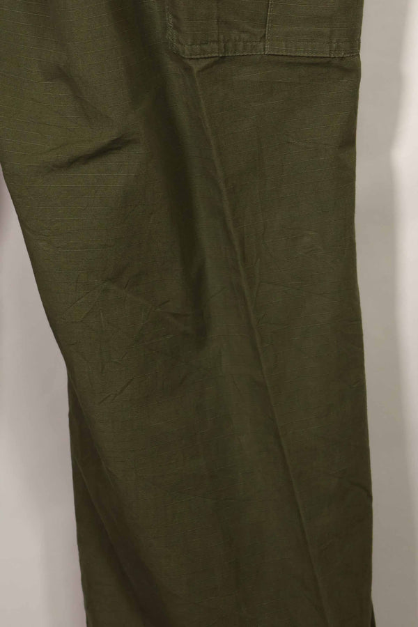 1967 Contract 4th Model Ripstop Jungle Fatigue Pants L-L Used