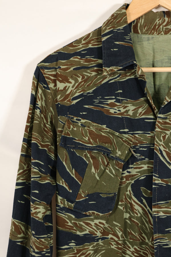 推定1970年代　シルバータイガー　タイガーストライプ　ファティーグジャケット　中古品