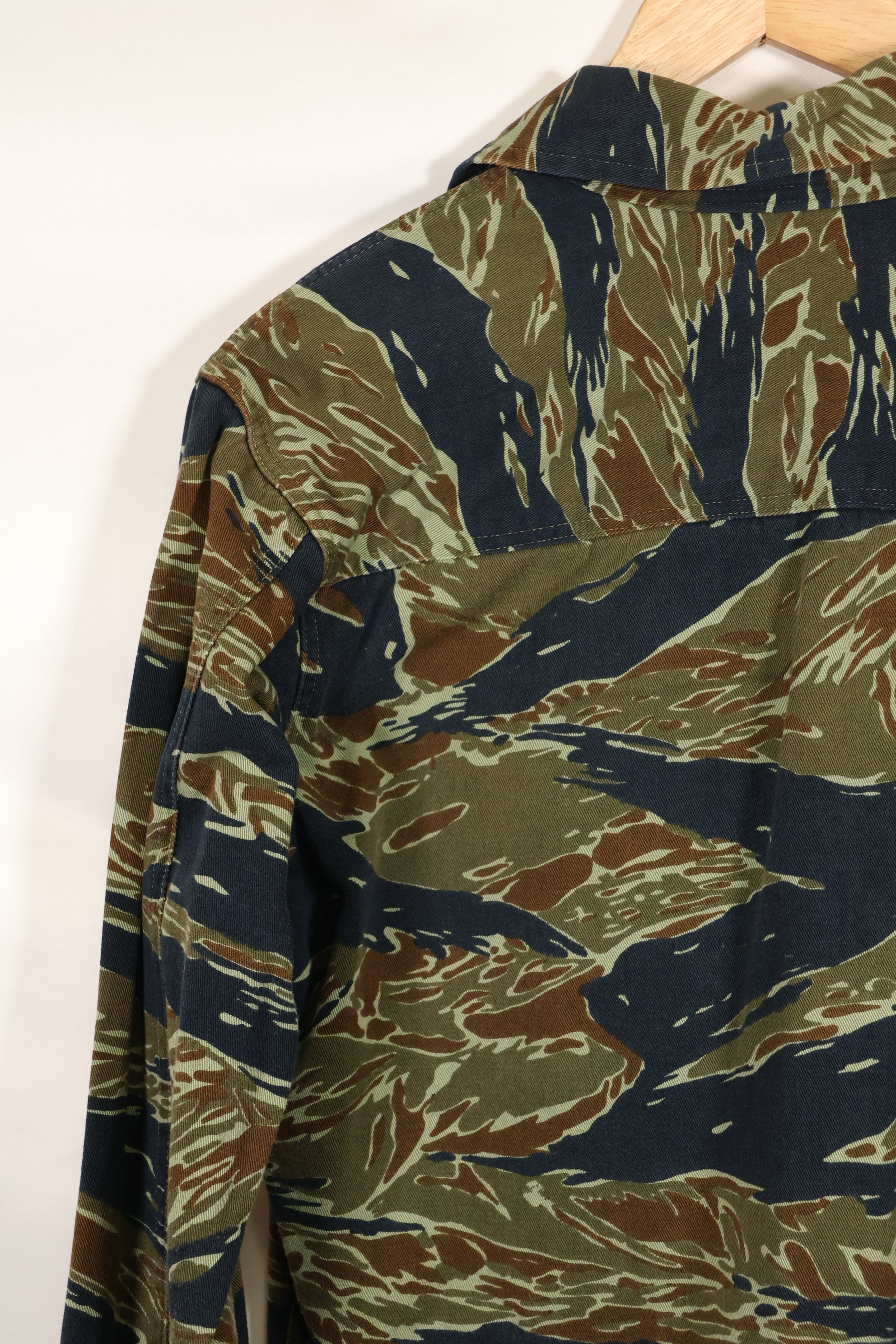 推定1970年代　シルバータイガー　タイガーストライプ　ファティーグジャケット　中古品