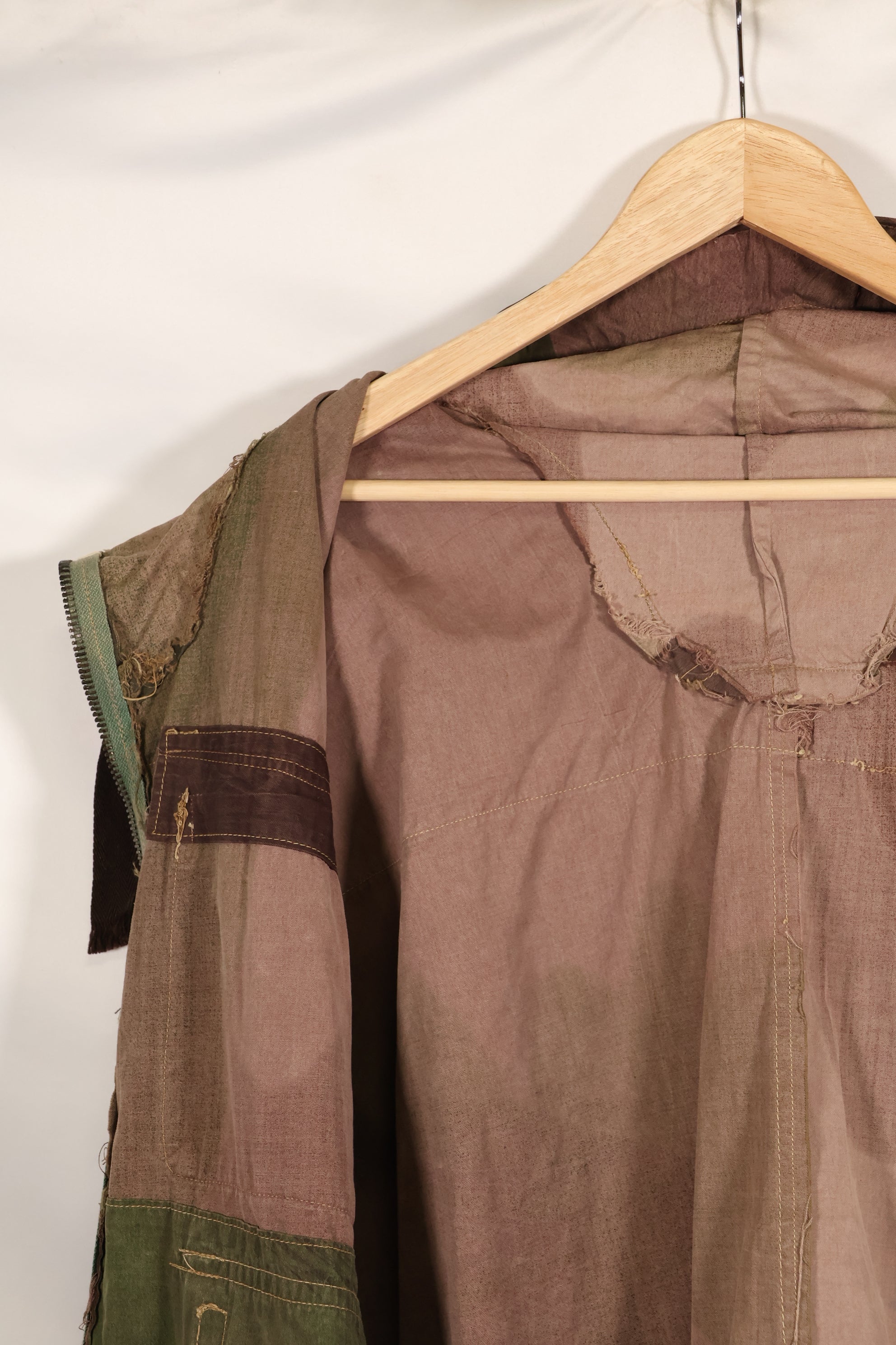 1943年製　イギリス軍　SAS　WINDPROOF　スモック　ジッパー改造　インドシナ戦争　中古品