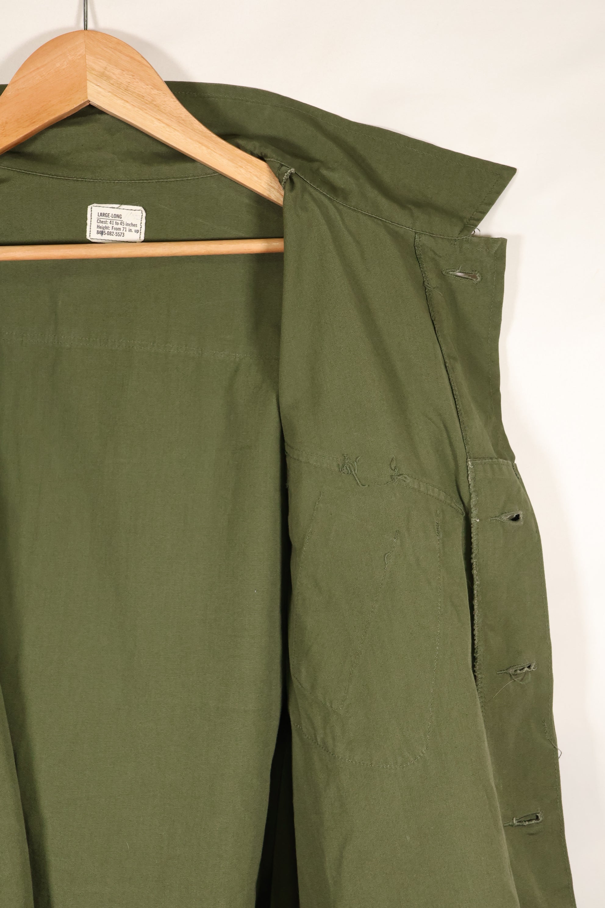 1969 Contract L-L 3rd Model Jungle Fatigue Jacket, Used, With Tag　