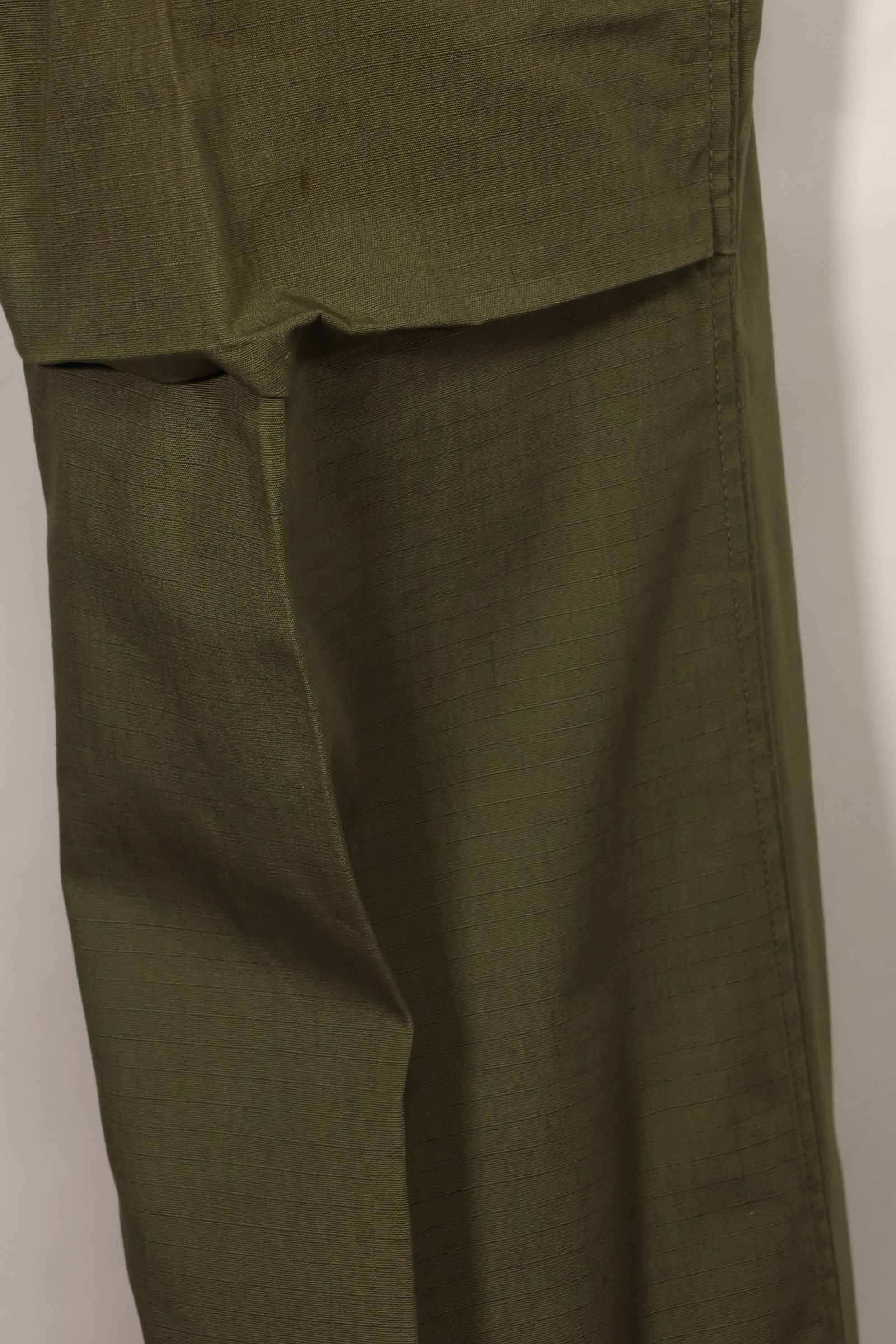 1969 Contract Deadstock 4th Model Ripstop Jungle Fatigue Pants M-L Unused