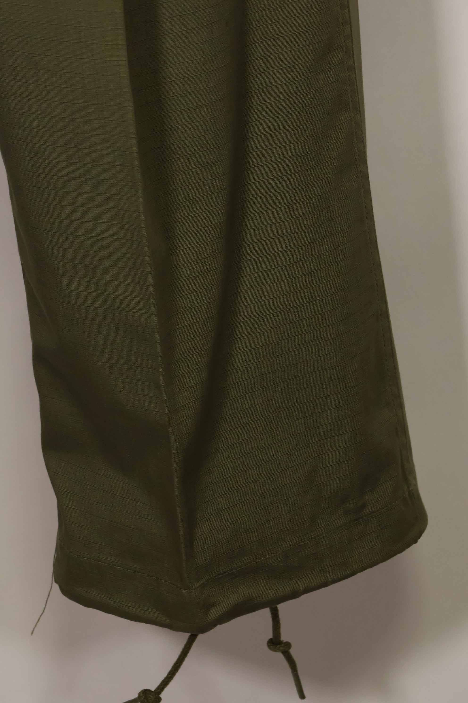 1969 Contract Deadstock 4th Model Ripstop Jungle Fatigue Pants M-L Unused