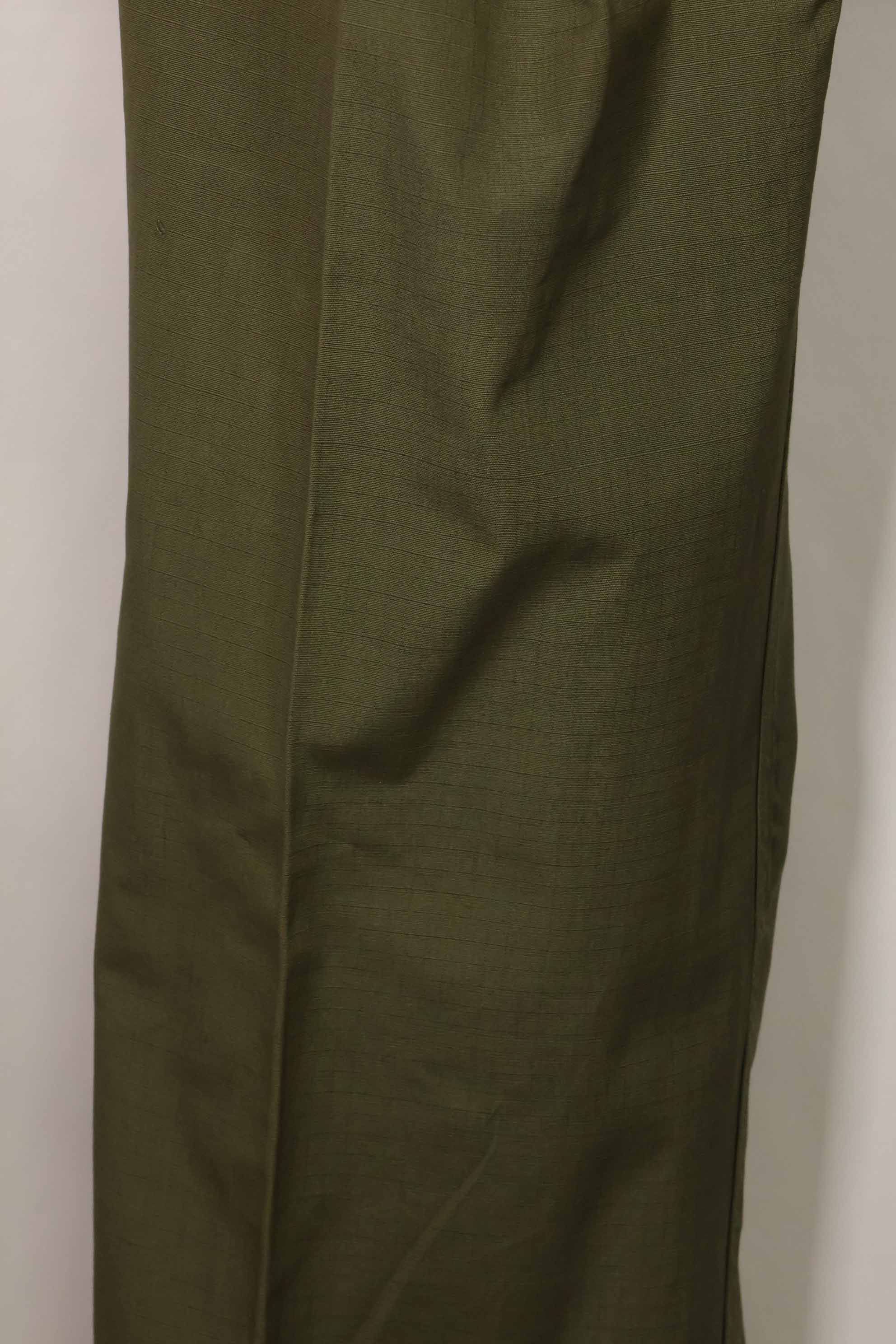 1969 Contract Deadstock 4th Model Ripstop Jungle Fatigue Pants M-L Unused