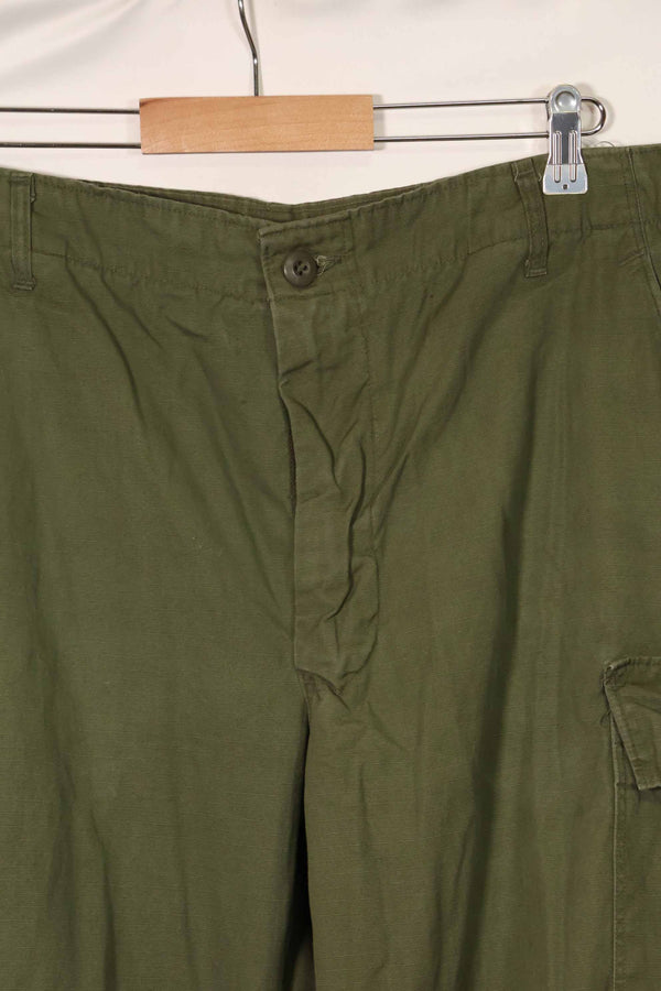 1969 Contract 4th Model Ripstop Jungle Fatigue Pants L-L Used