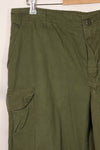 1969 Contract 4th Model Ripstop Jungle Fatigue Pants L-L Used