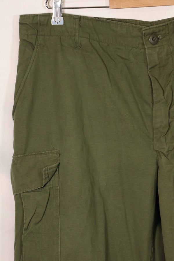 1969 Contract 4th Model Ripstop Jungle Fatigue Pants L-L Used