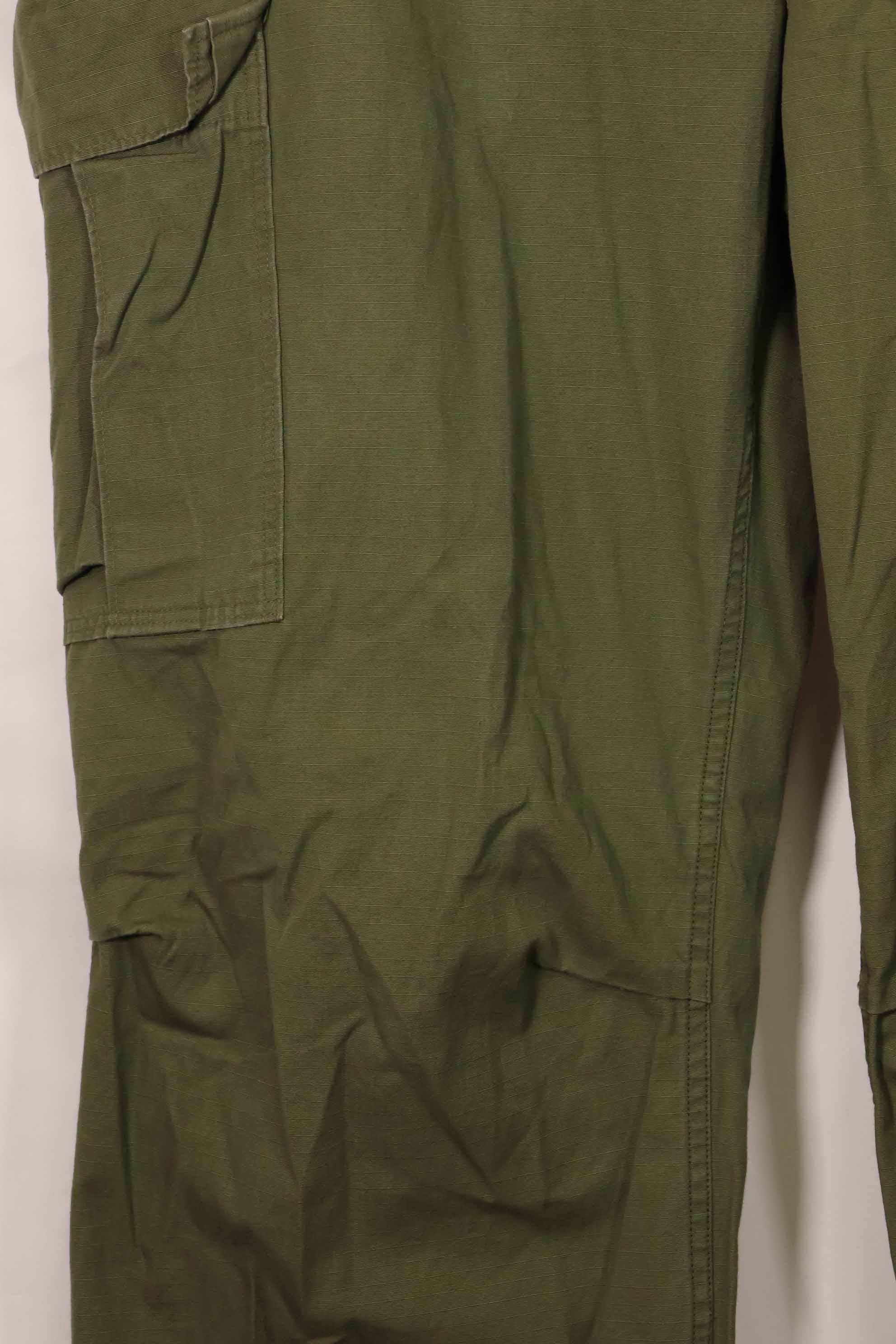 1969 Contract 4th Model Ripstop Jungle Fatigue Pants L-L Used