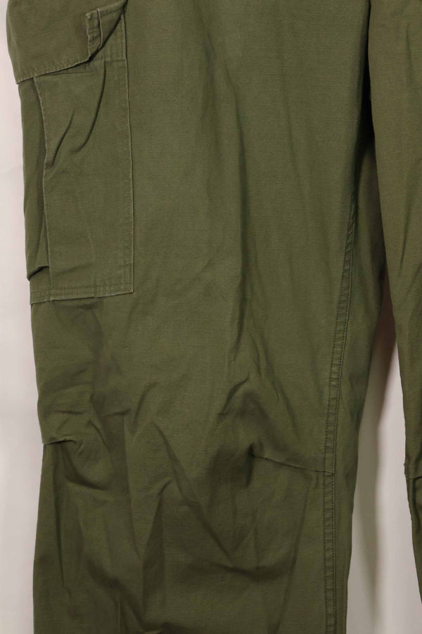 1969 Contract 4th Model Ripstop Jungle Fatigue Pants L-L Used