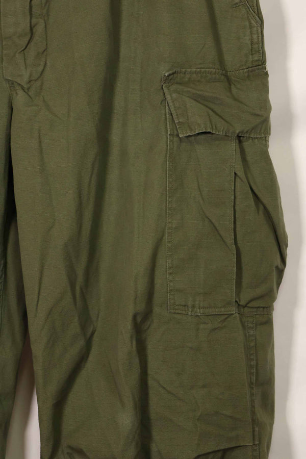 1969 Contract 4th Model Ripstop Jungle Fatigue Pants L-L Used