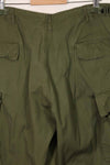 1969 Contract 4th Model Ripstop Jungle Fatigue Pants L-L Used