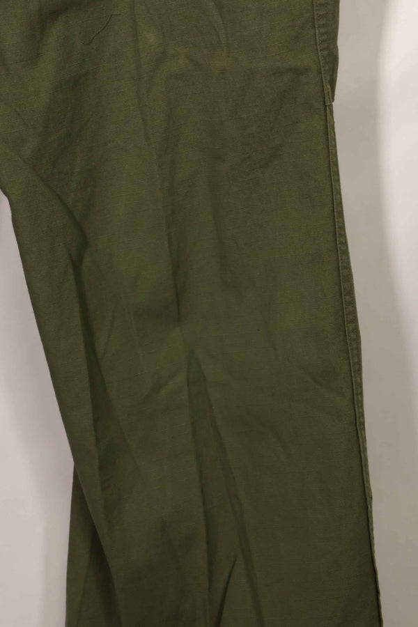 1969 Contract 4th Model Ripstop Jungle Fatigue Pants L-L Used