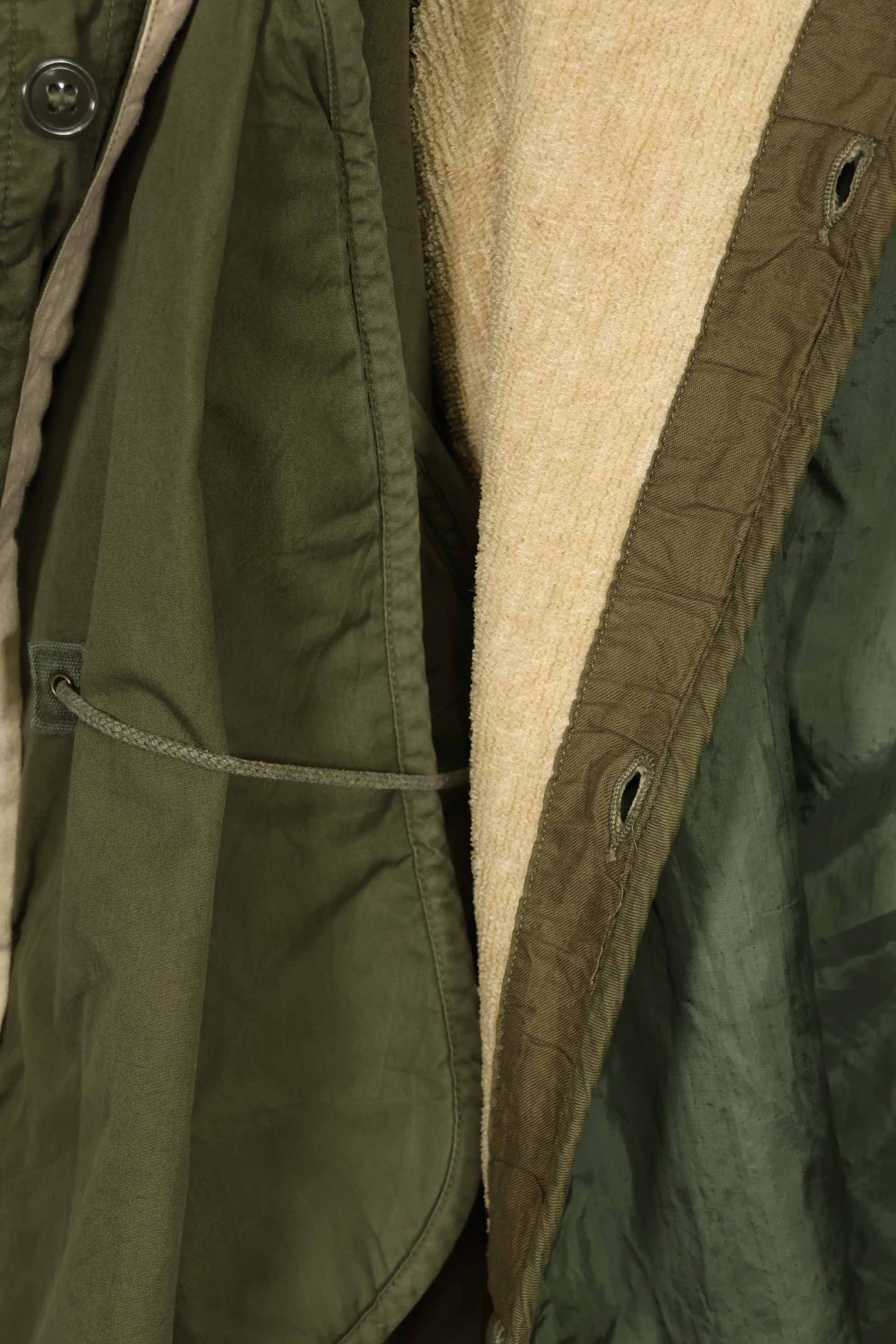 ชุดเปลือกและซับใน M51 Field Parka ของกองทัพสหรัฐฯ มือสองจากยุค 1950