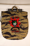 MILITARIA 1911 GOLD TIGER STRIPE Helmet bag, hand machine embroidered bag made in Okinawa