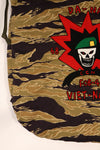 MILITARIA 1911 GOLD TIGER STRIPE Helmet bag, hand machine embroidered bag made in Okinawa