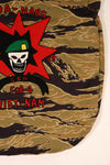 MILITARIA 1911 GOLD TIGER STRIPE Helmet bag, hand machine embroidered bag made in Okinawa