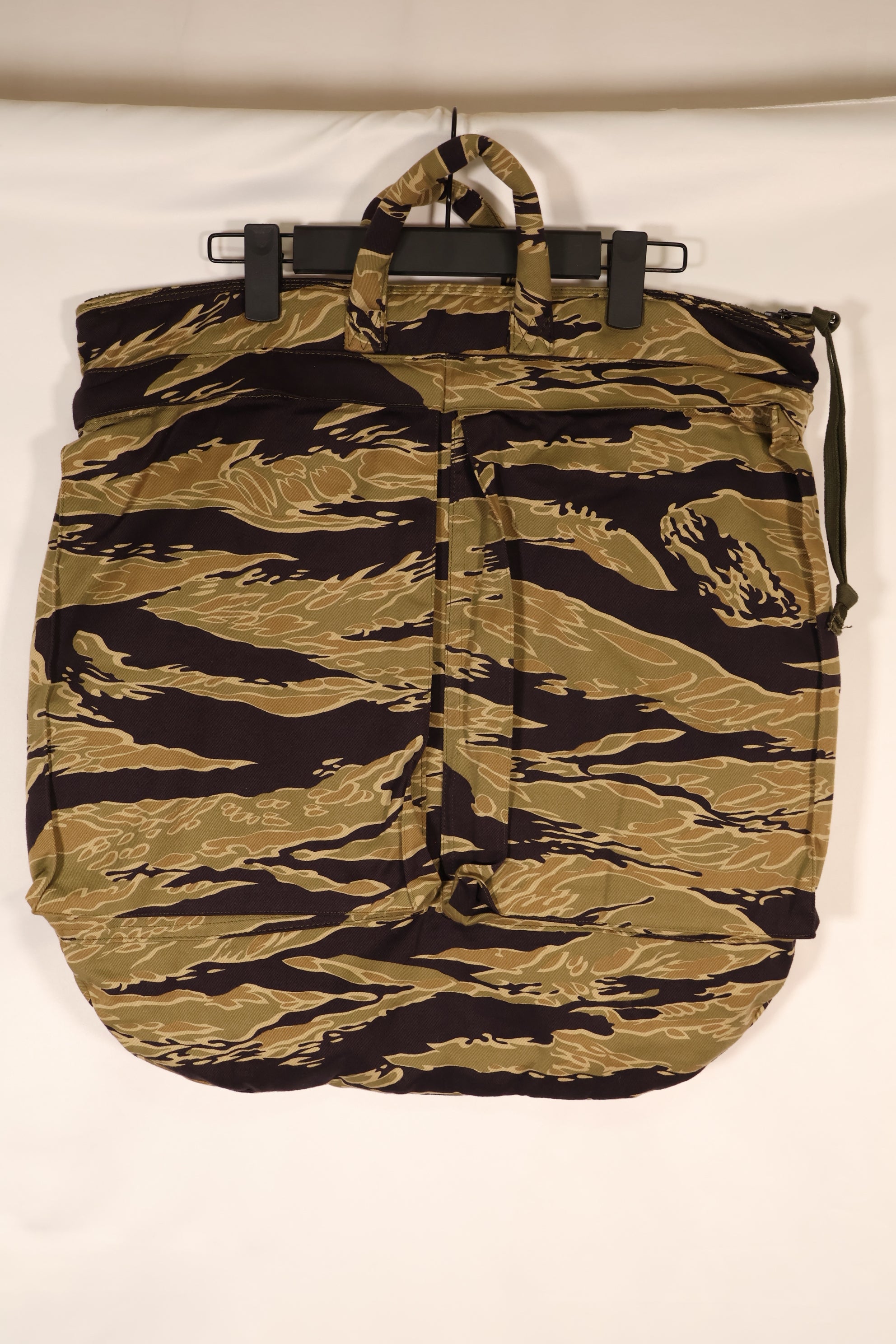 MILITARIA 1911 GOLD TIGER STRIPE Helmet bag, hand machine embroidered bag made in Okinawa
