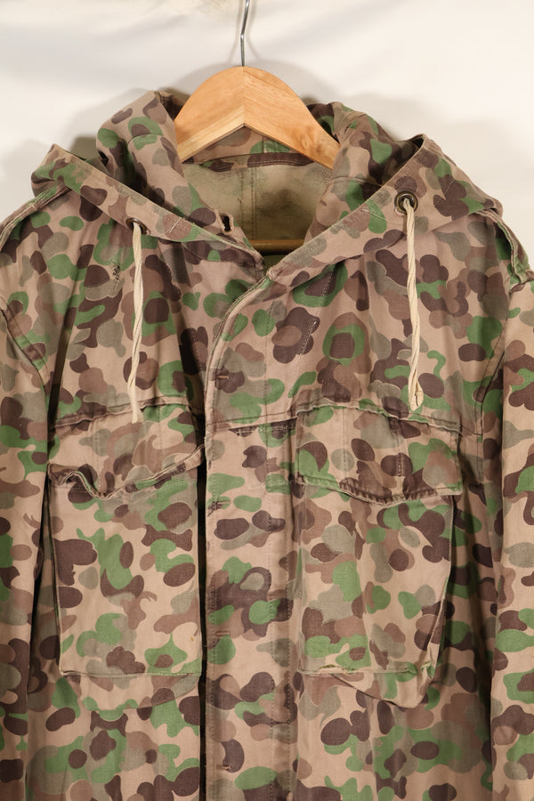 1960s–70s: M57 Austrian Army P-Pattern Camouflage Hoodie, Used, Grade A
