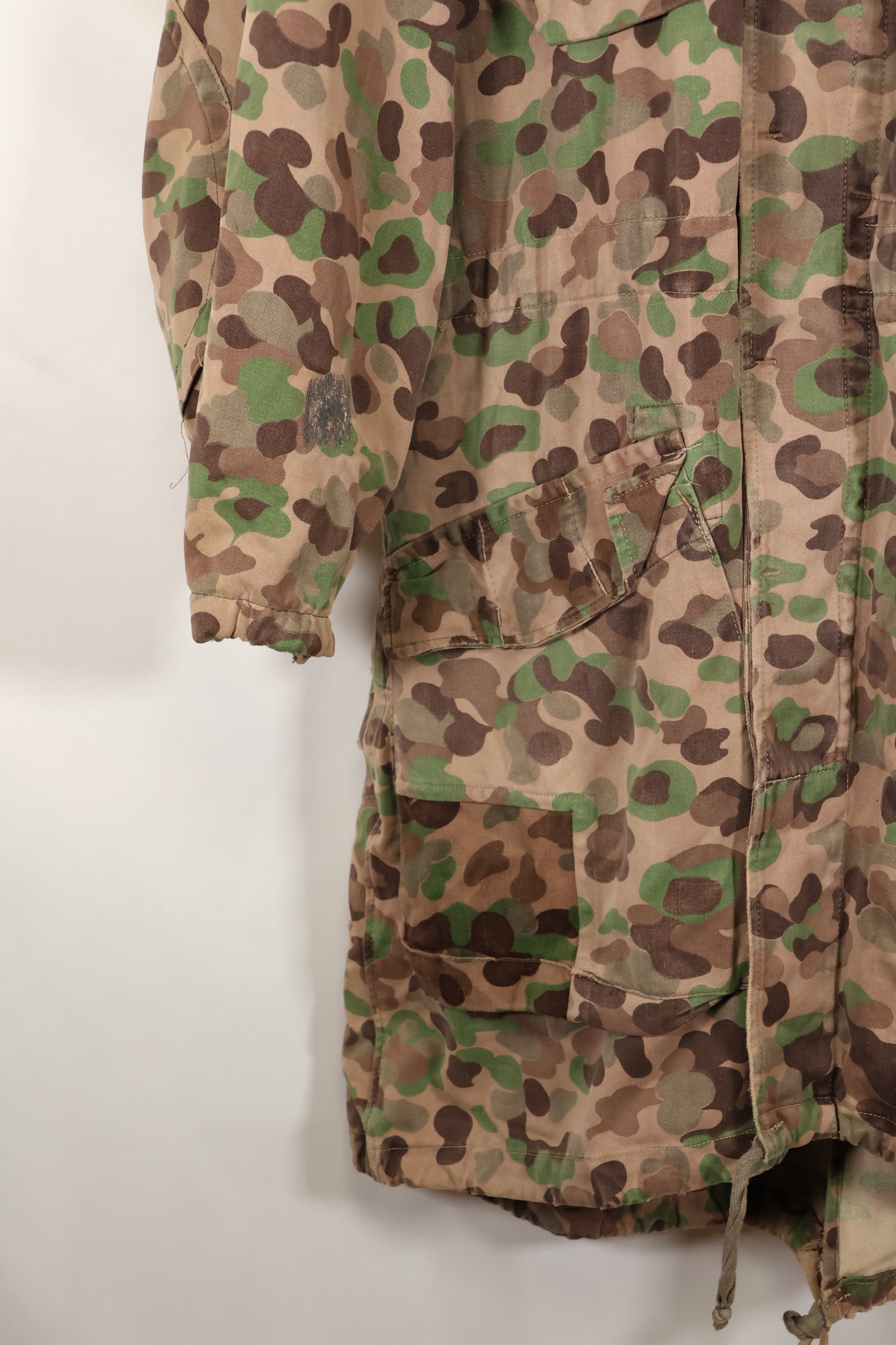 1960s–70s: M57 Austrian Army P-Pattern Camouflage Hoodie, Used, Grade A