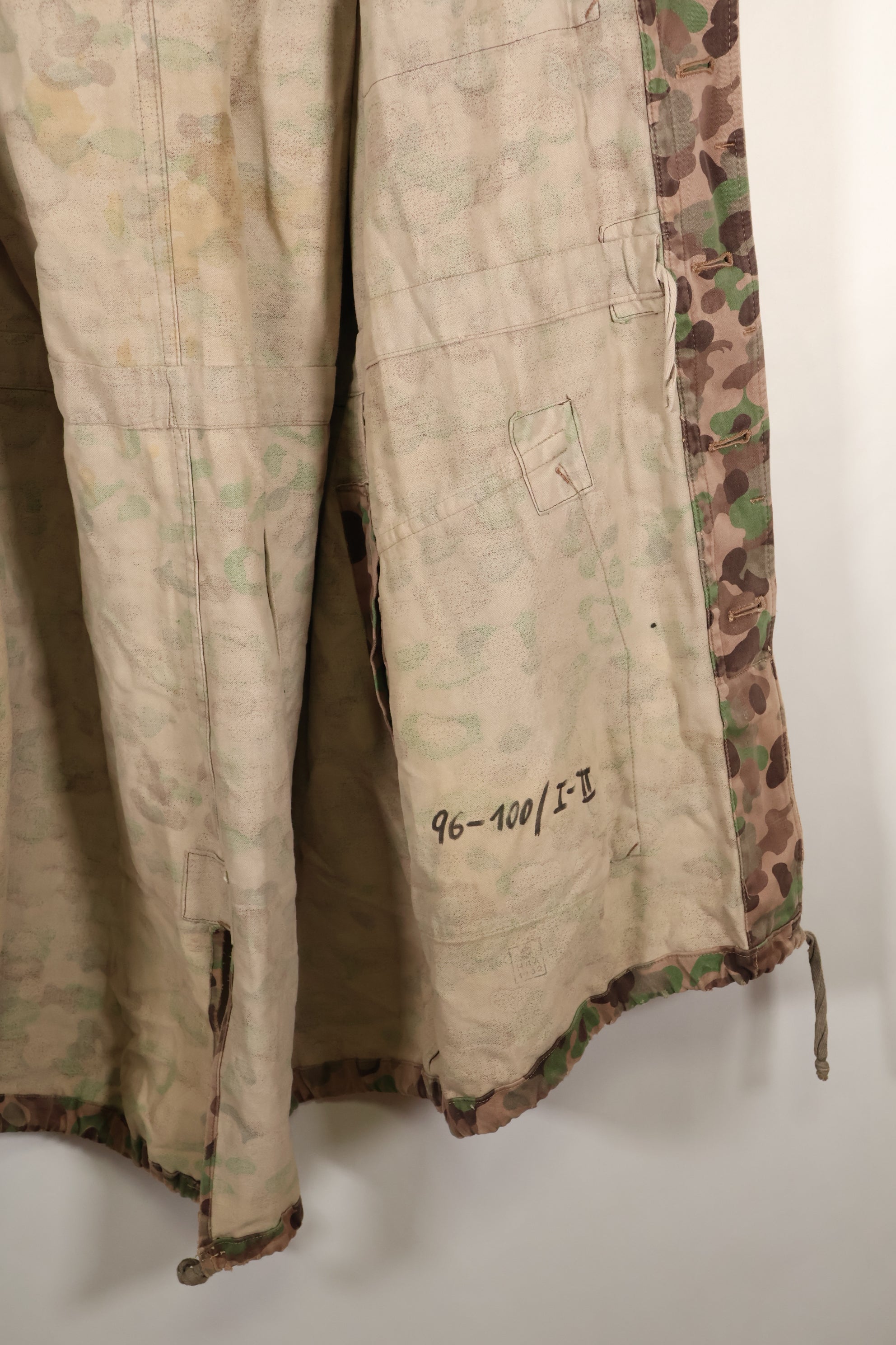 1960s–70s: M57 Austrian Army P-Pattern Camouflage Hoodie, Used, Grade A